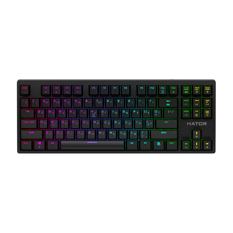 Hator Rockfall TKL Mecha Clicky Black (HTK-620) image 1