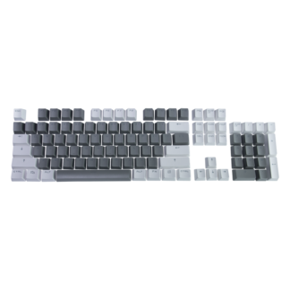 Комплект PBT кейкапів Monochrome Edition (HTS-130)