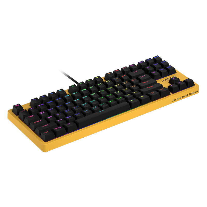 Hator Rockfall EVO TKL (HTK-632) Yellow obrazek 2