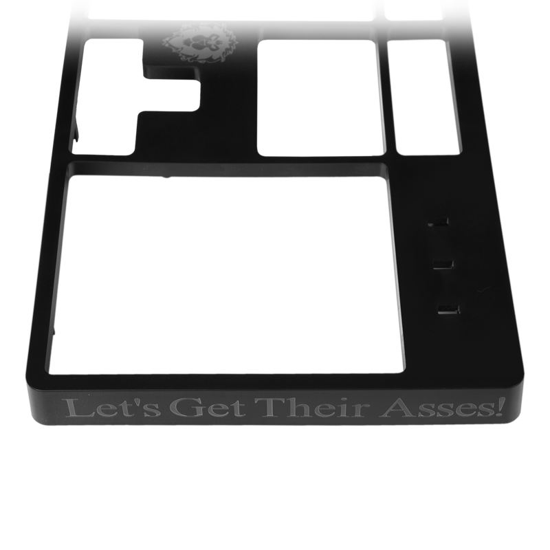 Top panel for keyboard Rockfall / Rockfall EVO + engraving (TP-610) image 4