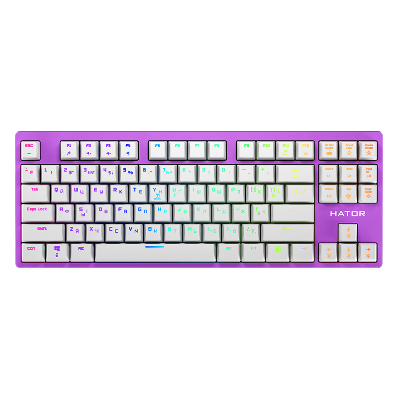 Hator Rockfall EVO TKL (HTK-633) Lilac image 1