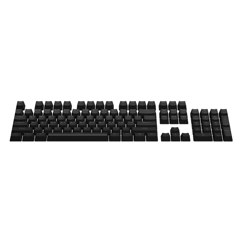 First Ukrainian PBT Keycaps (HTS-135) Black bild 2