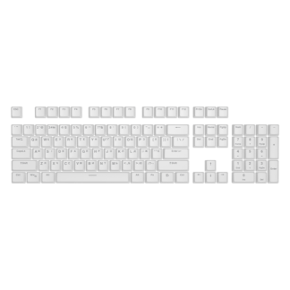 First Ukrainian PBT Keycaps (HTS-136) White