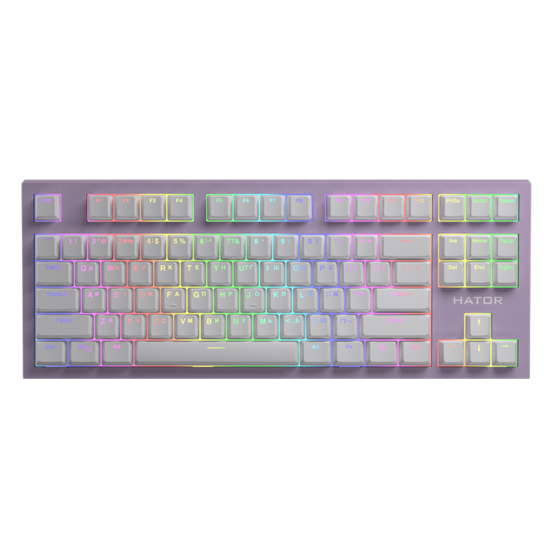 Hator Skyfall TKL PRO Wireless Lilac (HTK-669) bild 1