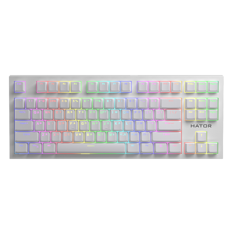 Hator Skyfall TKL PRO Wireless White (HTK-664) зображення 1