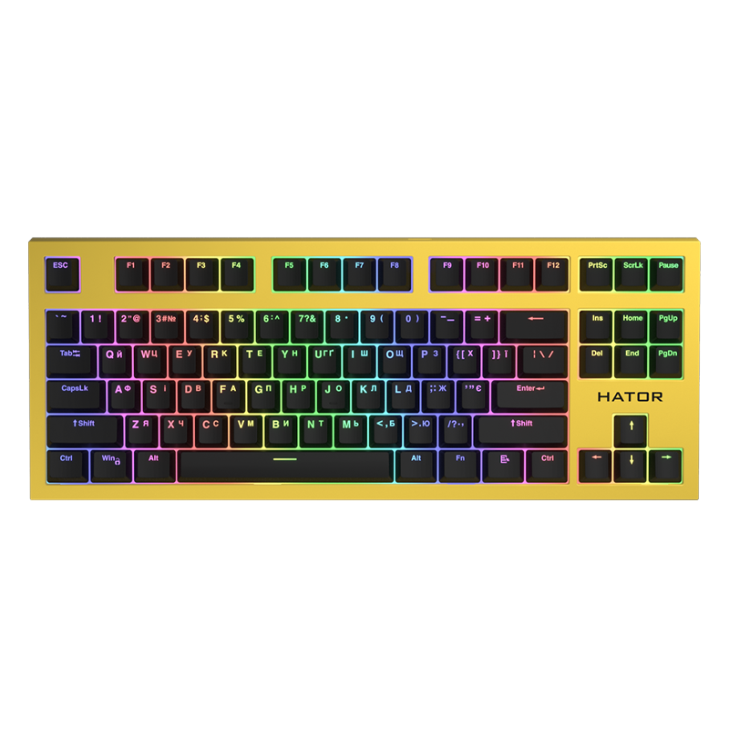 Hator Skyfall TKL PRO Wireless Yellow (HTK-668) bild 1