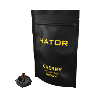 HATOR set of hotswap switches Cherry MX Brown (HTS-124)