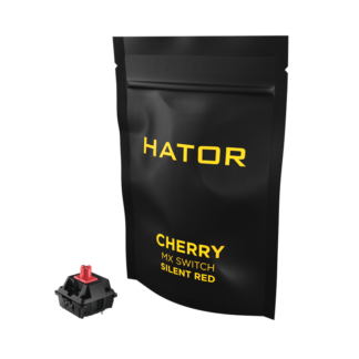 HATOR set of hotswap switches Cherry MX Silent Red (HTS-122)