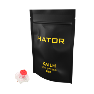 Комплект HATOR хот-свап перемикачів Kailh Box Red (HTS-109)