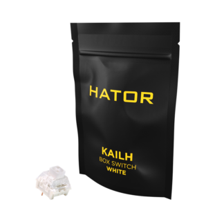 Комплект HATOR хот-свап перемикачів Kailh Box White (HTS-108)