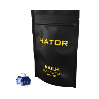 Комплект HATOR хот-свап перемикачів Kailh Hush White (HTS-107)