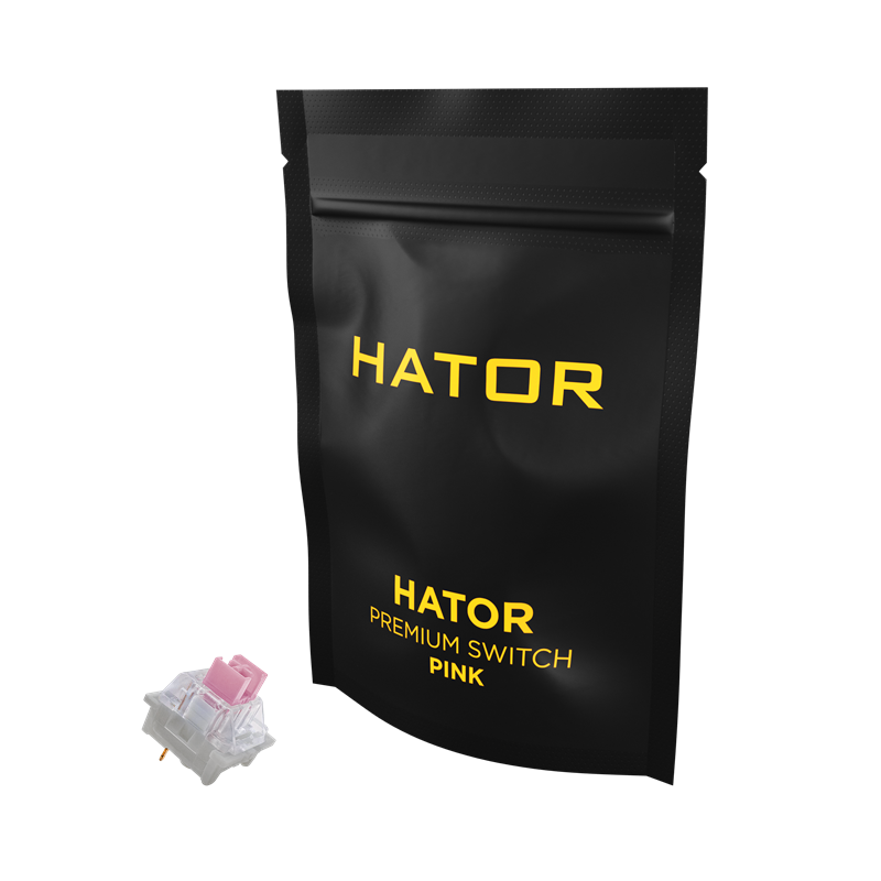 Комплект хот-свап перемикачів HATOR Premium Pink (HTS-105) зображення 1