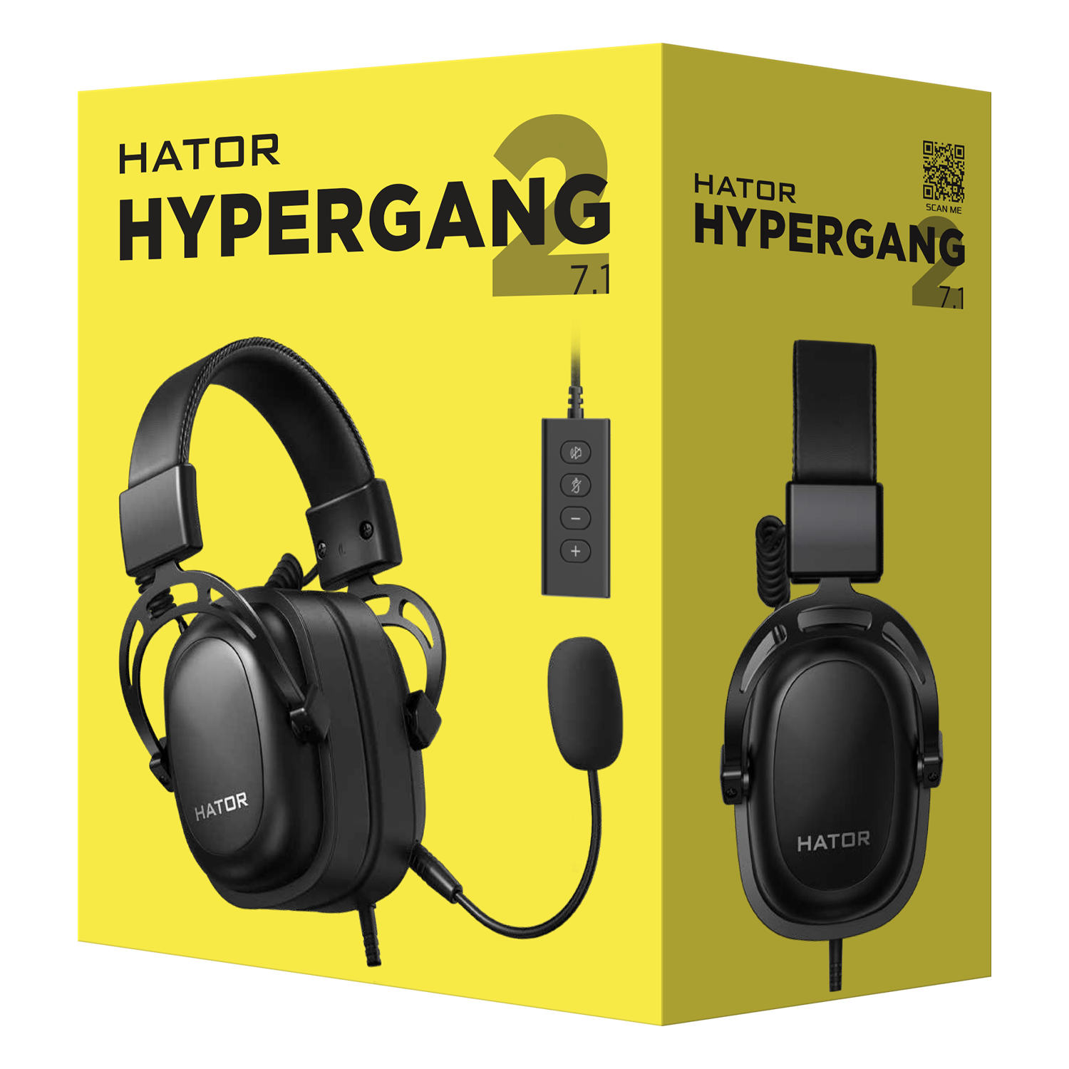 HATOR Hypergang 2 USB 7.1 (HTA-940) Black obrazek 5