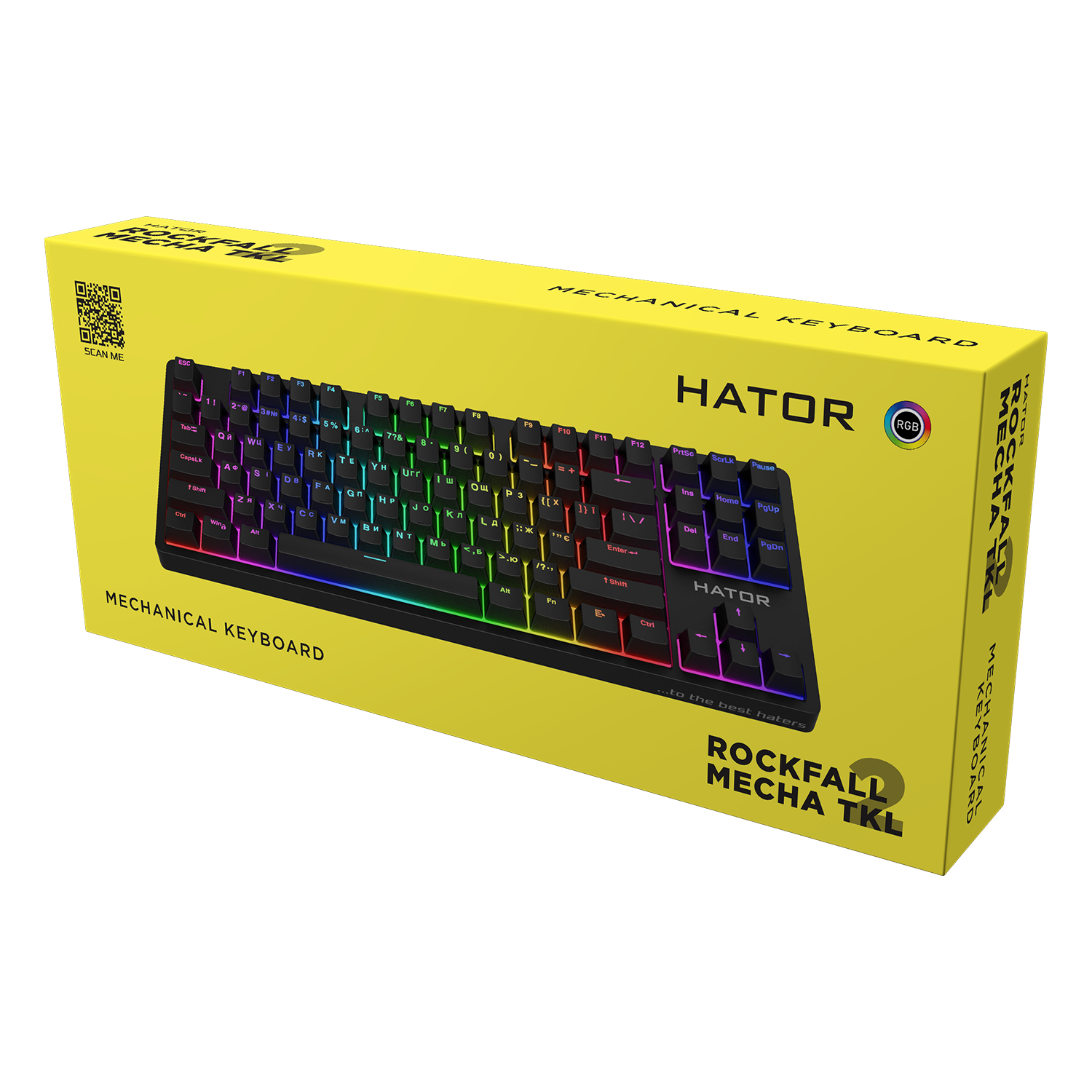 HATOR Rockfall 2 TKL Mecha Indigo Black (HTK-525) obrazek 6