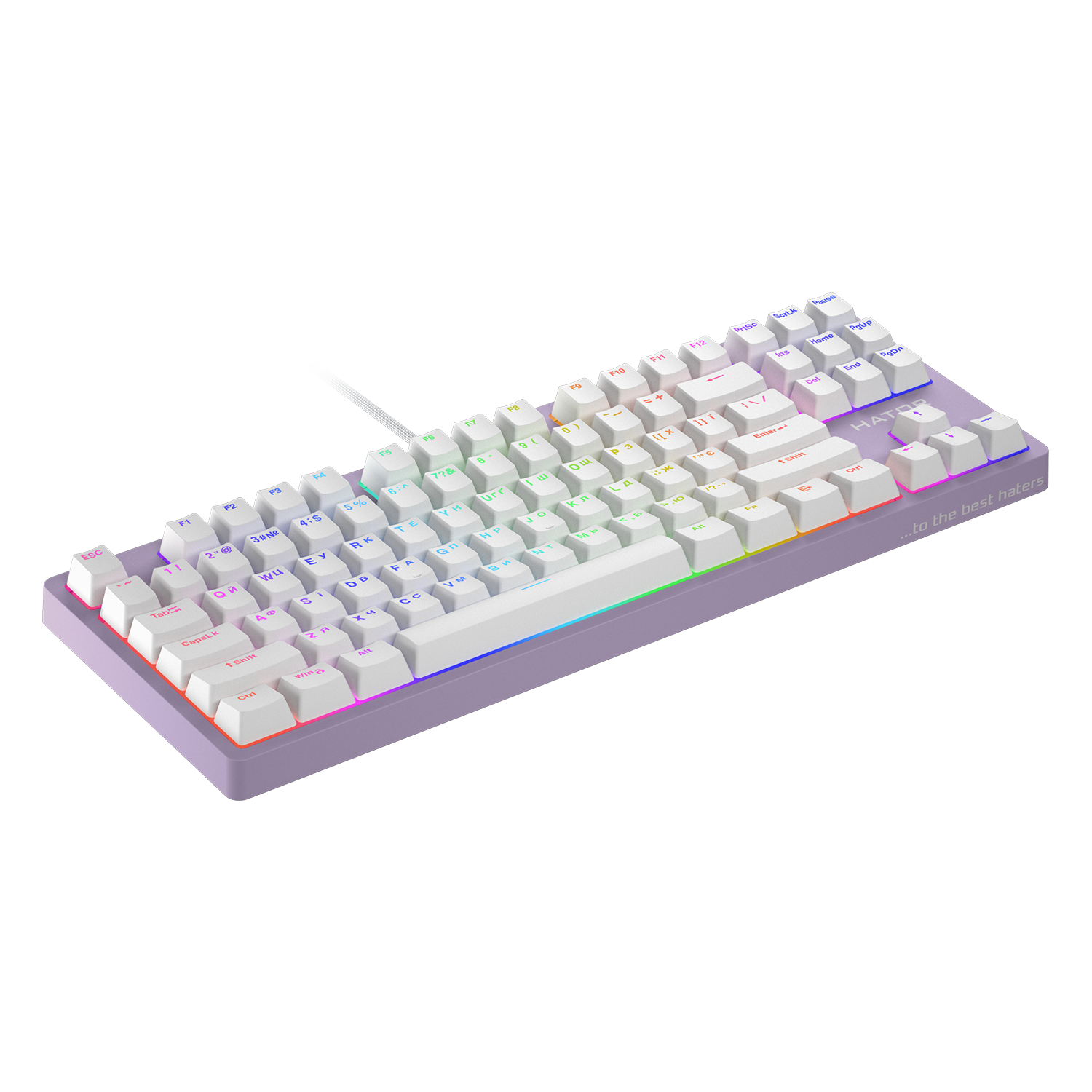 HATOR Rockfall 2 Mecha TKL Orange Lilac (HTK-724) image 3