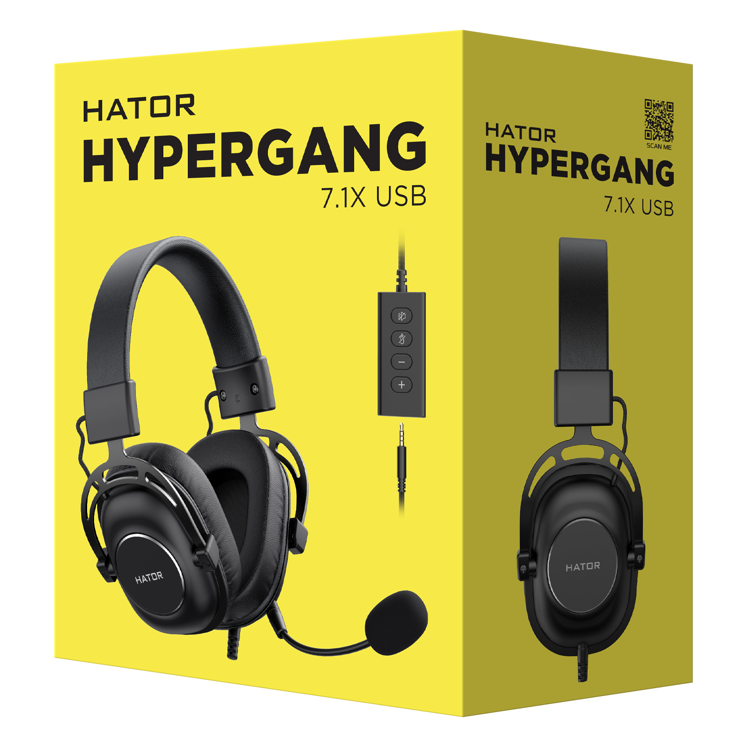 HATOR Hypergang 7.1X USB (HTA-844) Black image 6