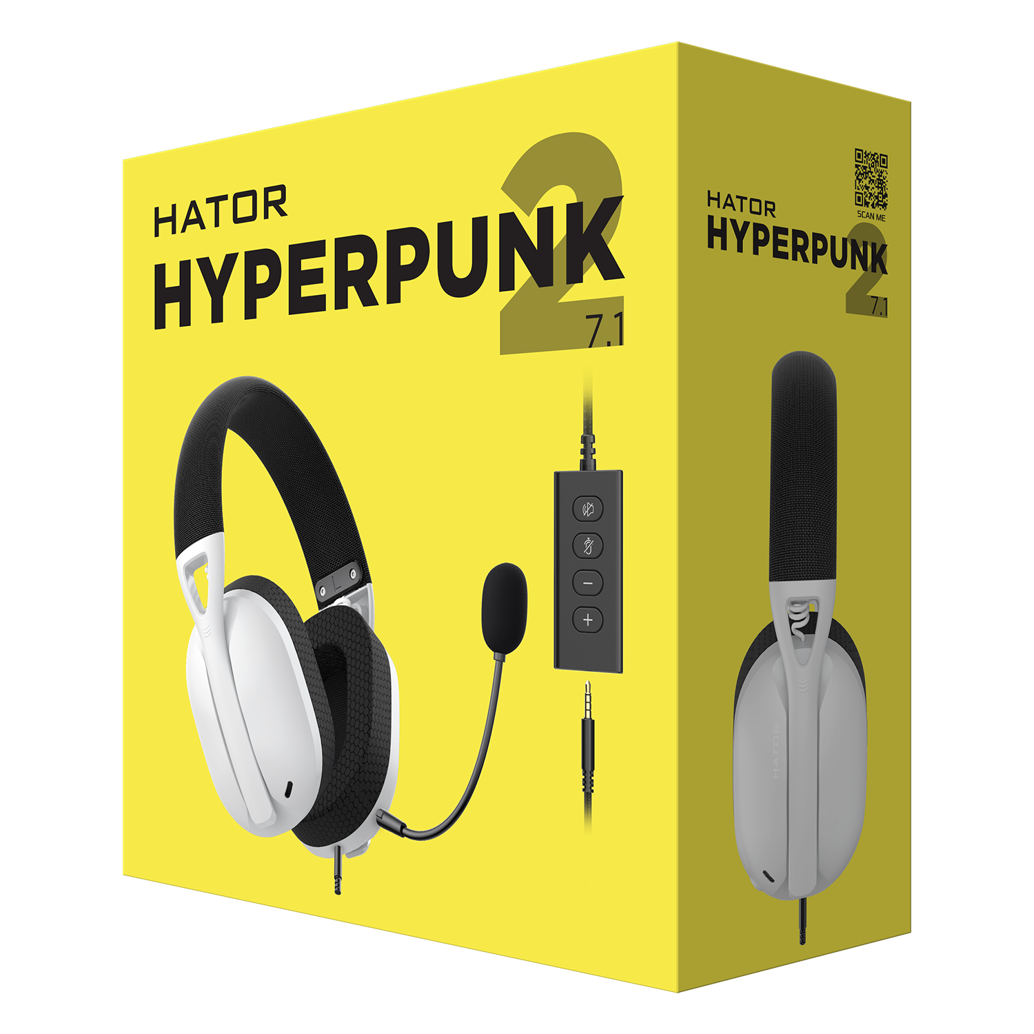 HATOR Hyperpunk 2 USB 7.1 (HTA-846) White obrazek 6