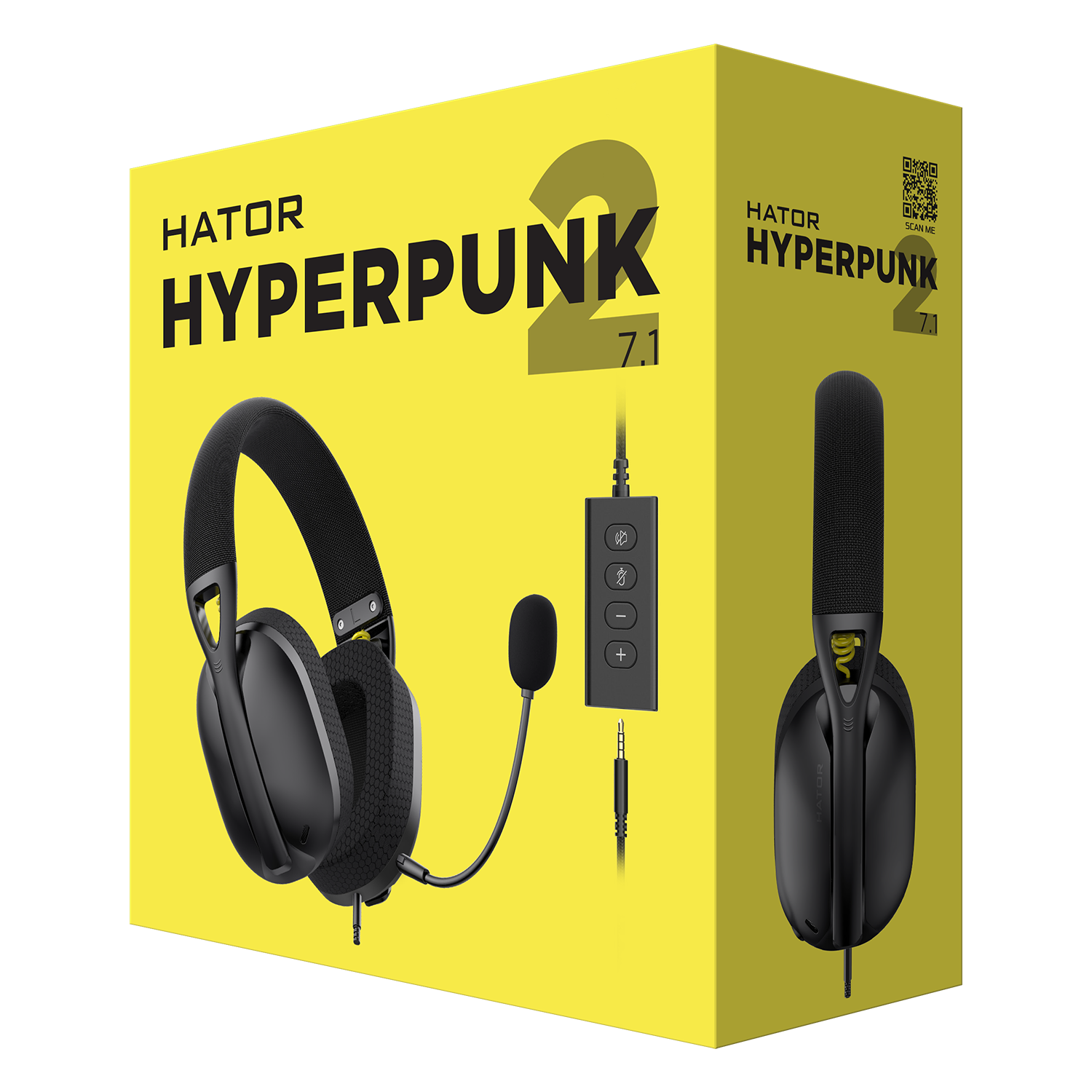 HATOR Hyperpunk 2 USB 7.1 (HTA-845) Black bild 6