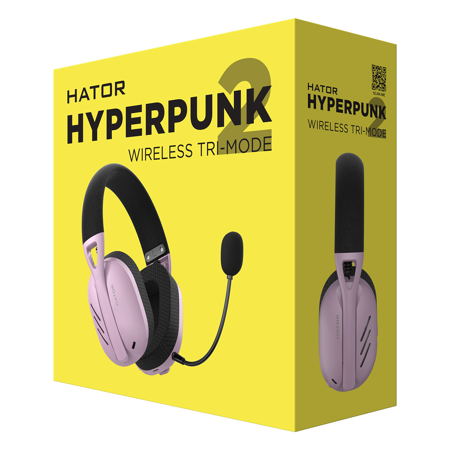 Hator Hyperpunk 2 Wireless Tri-mode (HTA-859) Lilac image 6