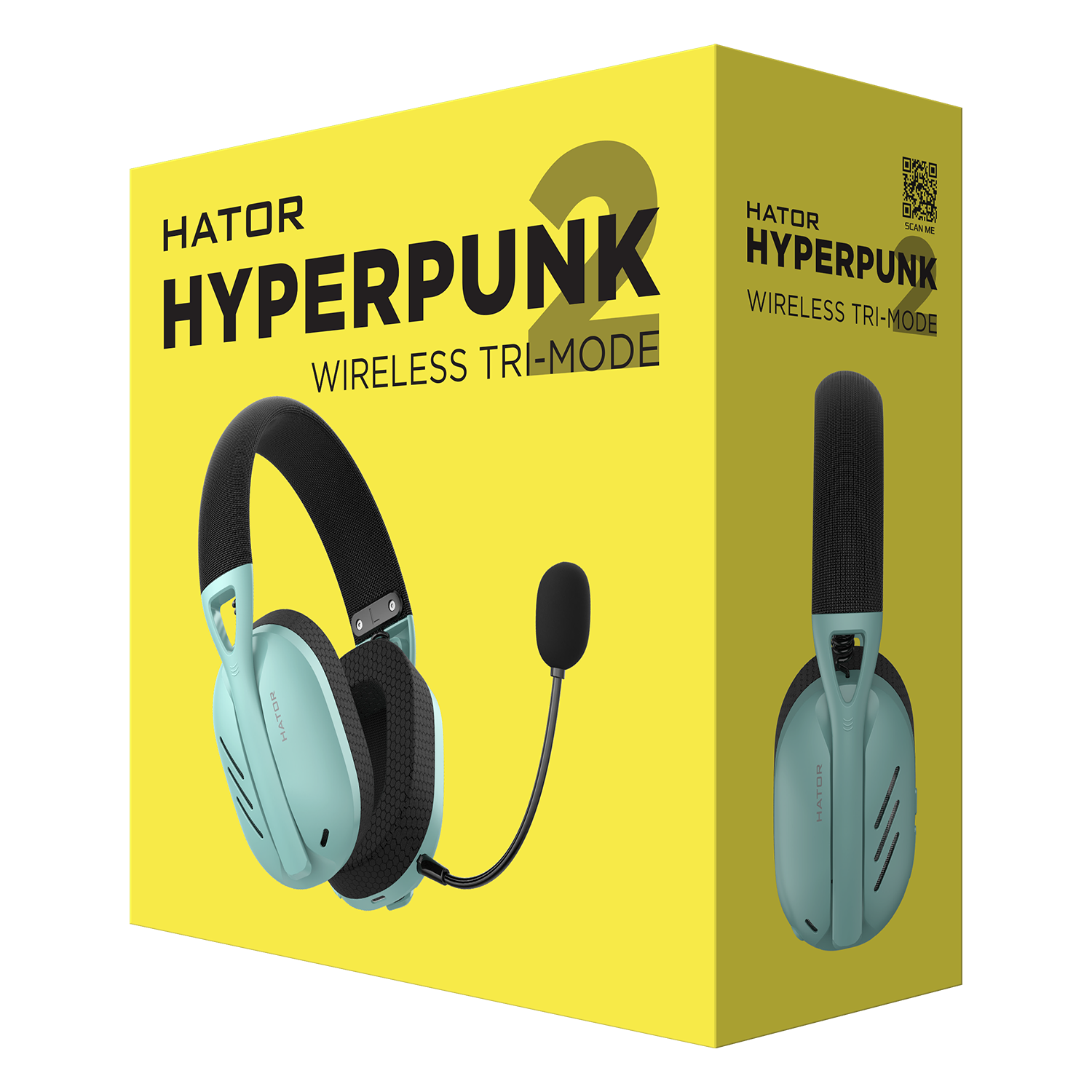 Hator Hyperpunk 2 Wireless Tri-mode (HTA-858) Mint зображення 6