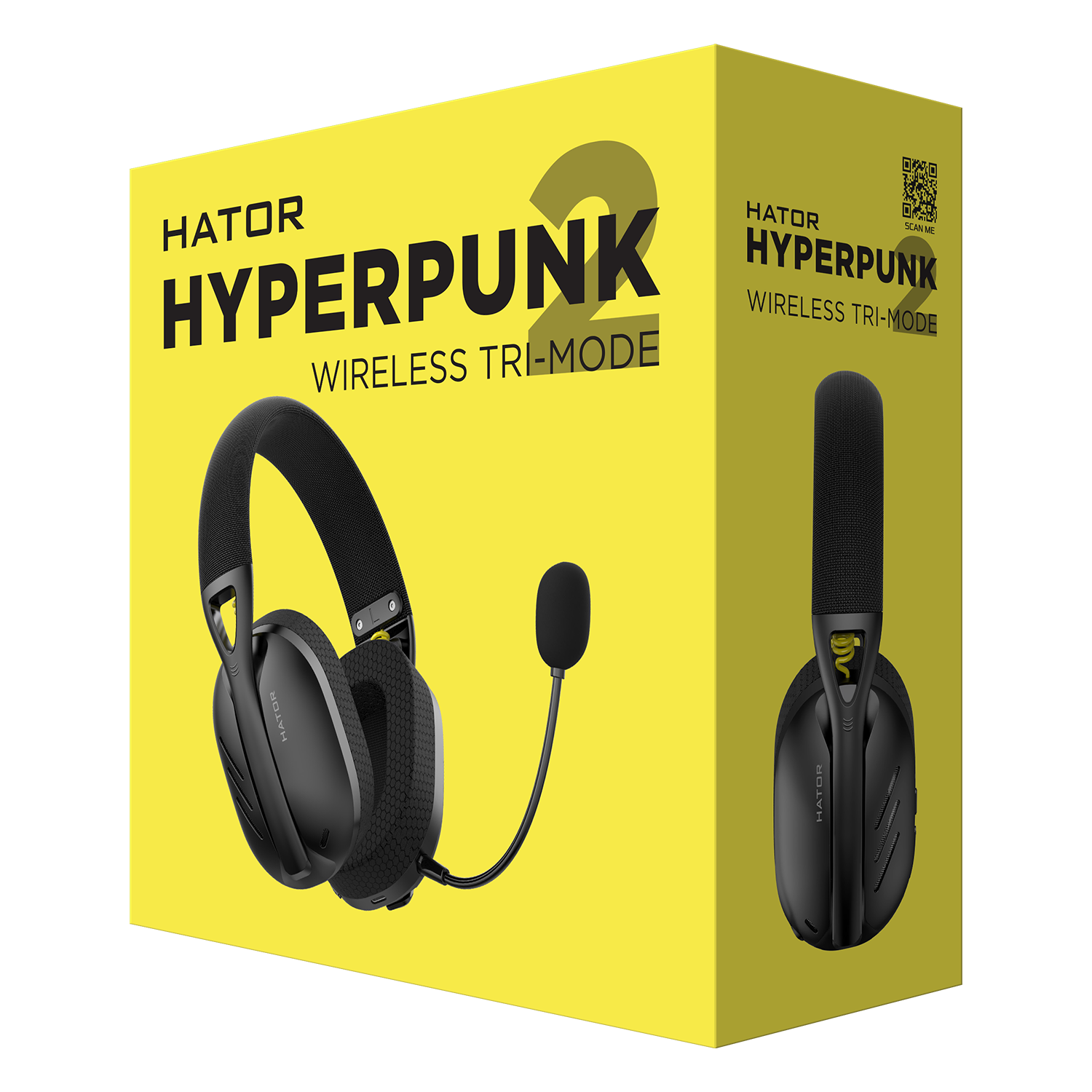 Hator Hyperpunk 2 Wireless Tri-mode (HTA-855) Black зображення 6