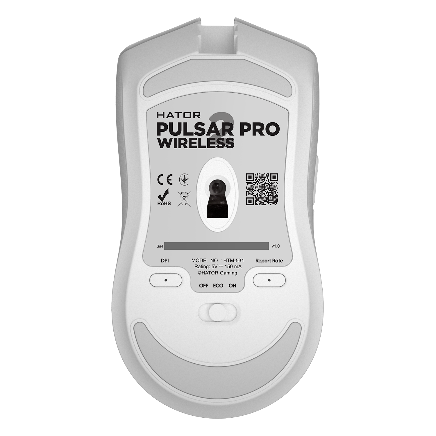 HATOR Pulsar 2 Pro Wireless White (HTM-531) obrazek 5