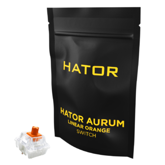 Комплект hotswap перемикачів HATOR Aurum Orange (HTS-181)