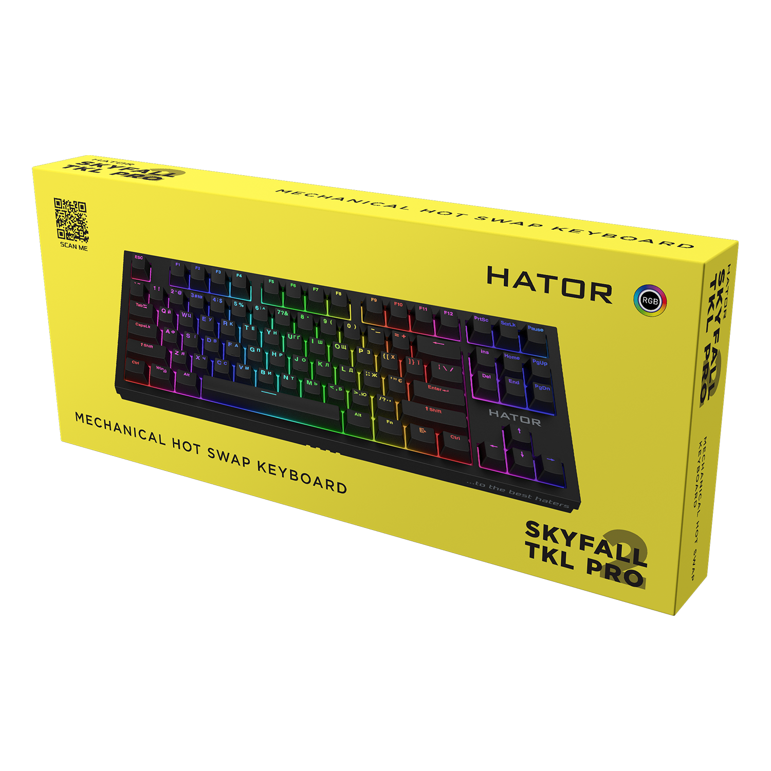 HATOR Skyfall 2 TKL PRO Orange Black (HTK-750) image 6