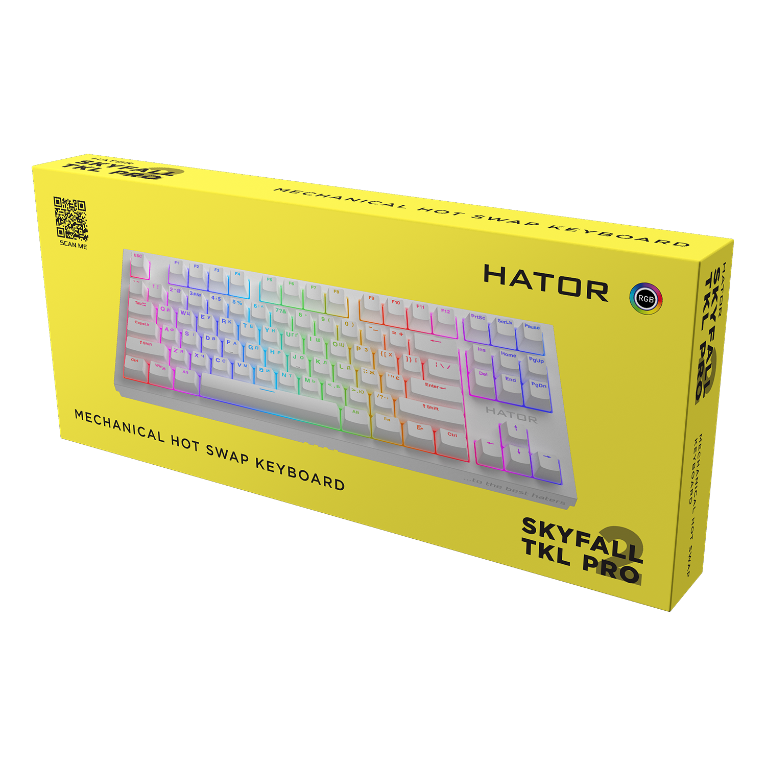 HATOR Skyfall 2 TKL PRO Orange White (HTK-751) image 6