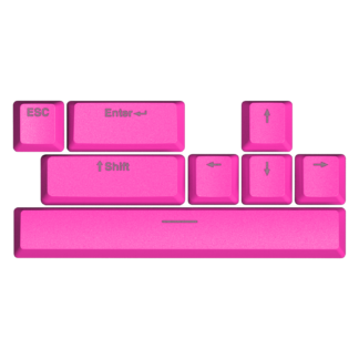 Set of PBT keycaps Autograph Edition Knockout Pink (HTS-711)