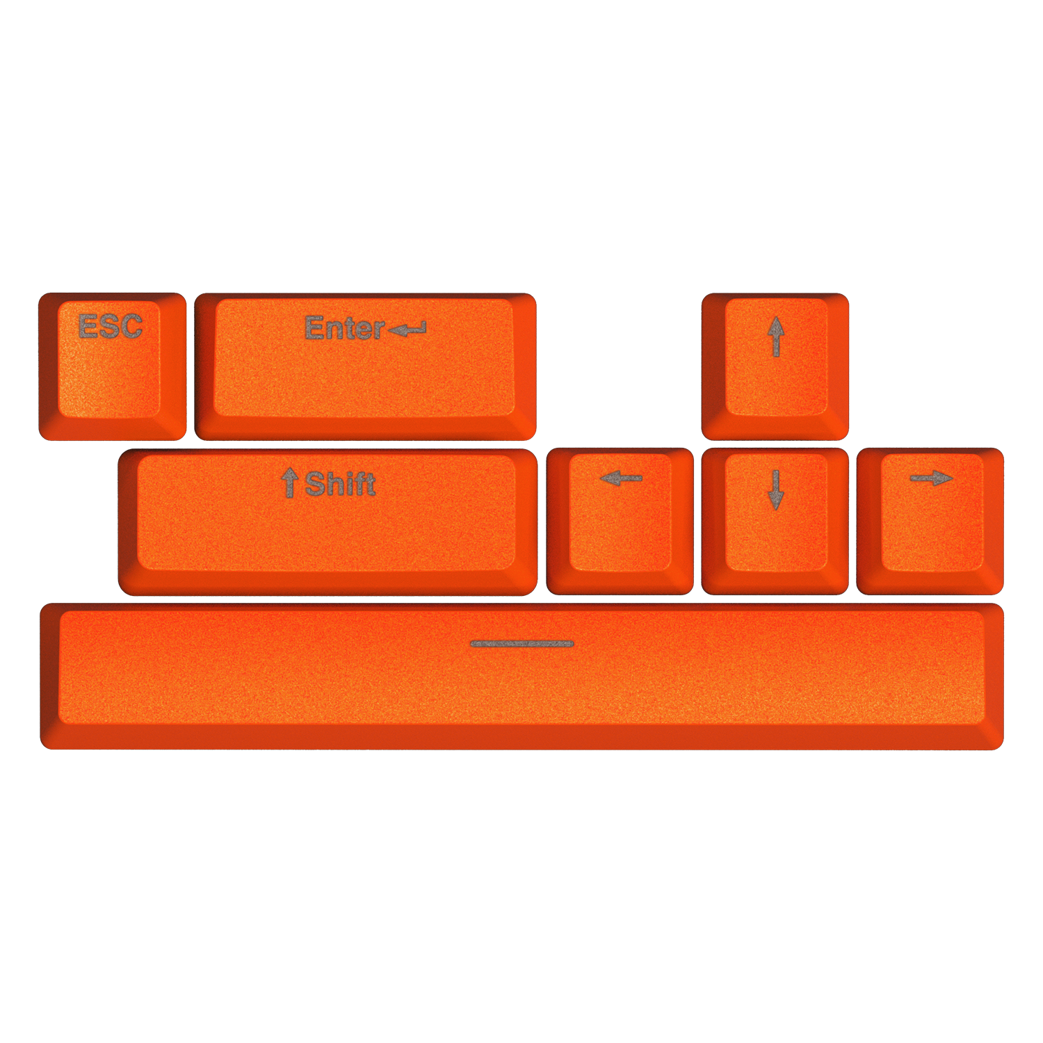 Set of PBT keycaps Autograph Edition Orange (HTS-712) image 1