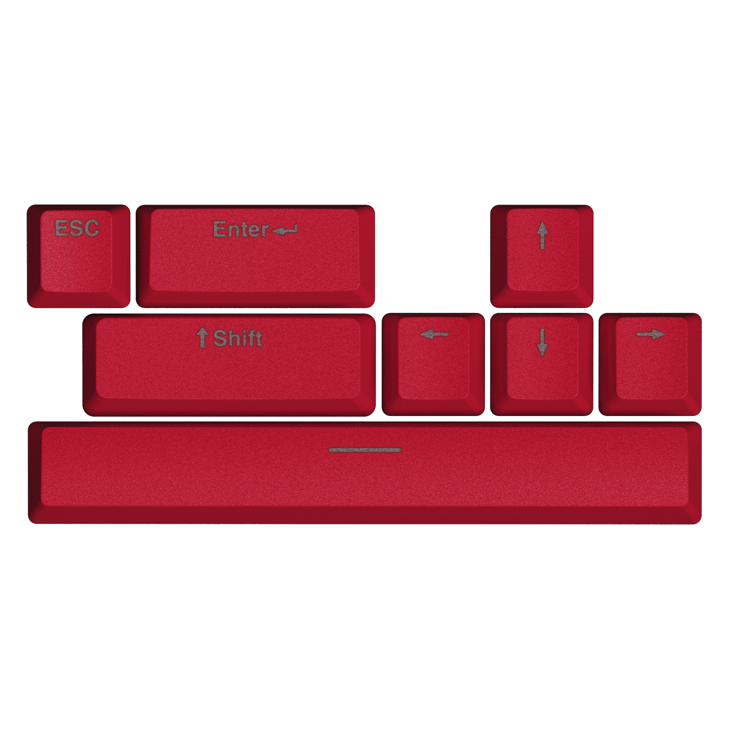 Комплект PBT кейкапів Autograph Edition Racing Red (HTS-713) зображення 1