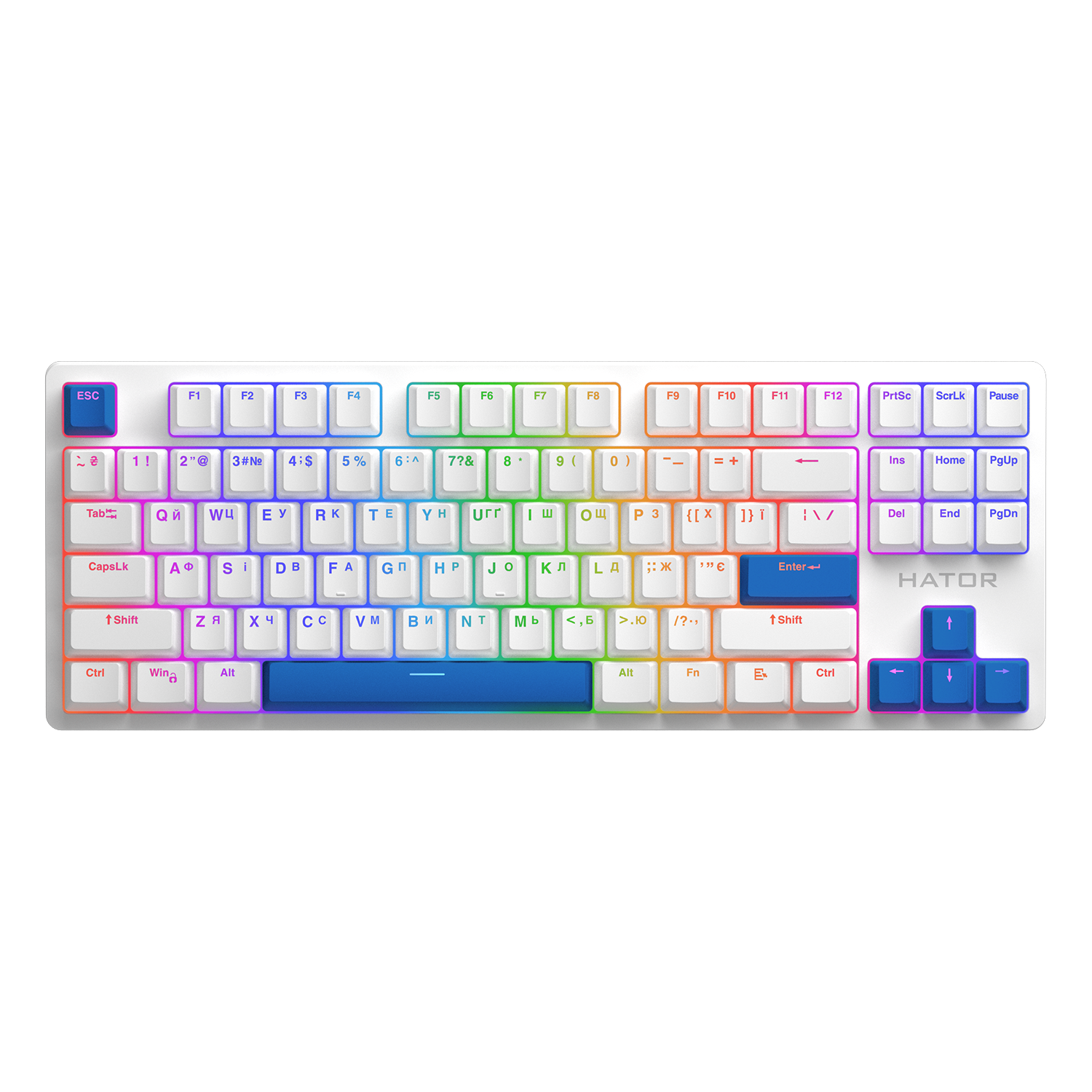 Set of PBT keycaps Autograph Edition Navy Blue (HTS-714) image 2