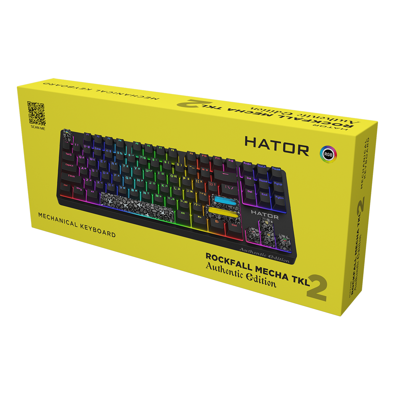 HATOR Rockfall 2 Mecha TKL Authentic Edition Black (HTK-530) зображення 6