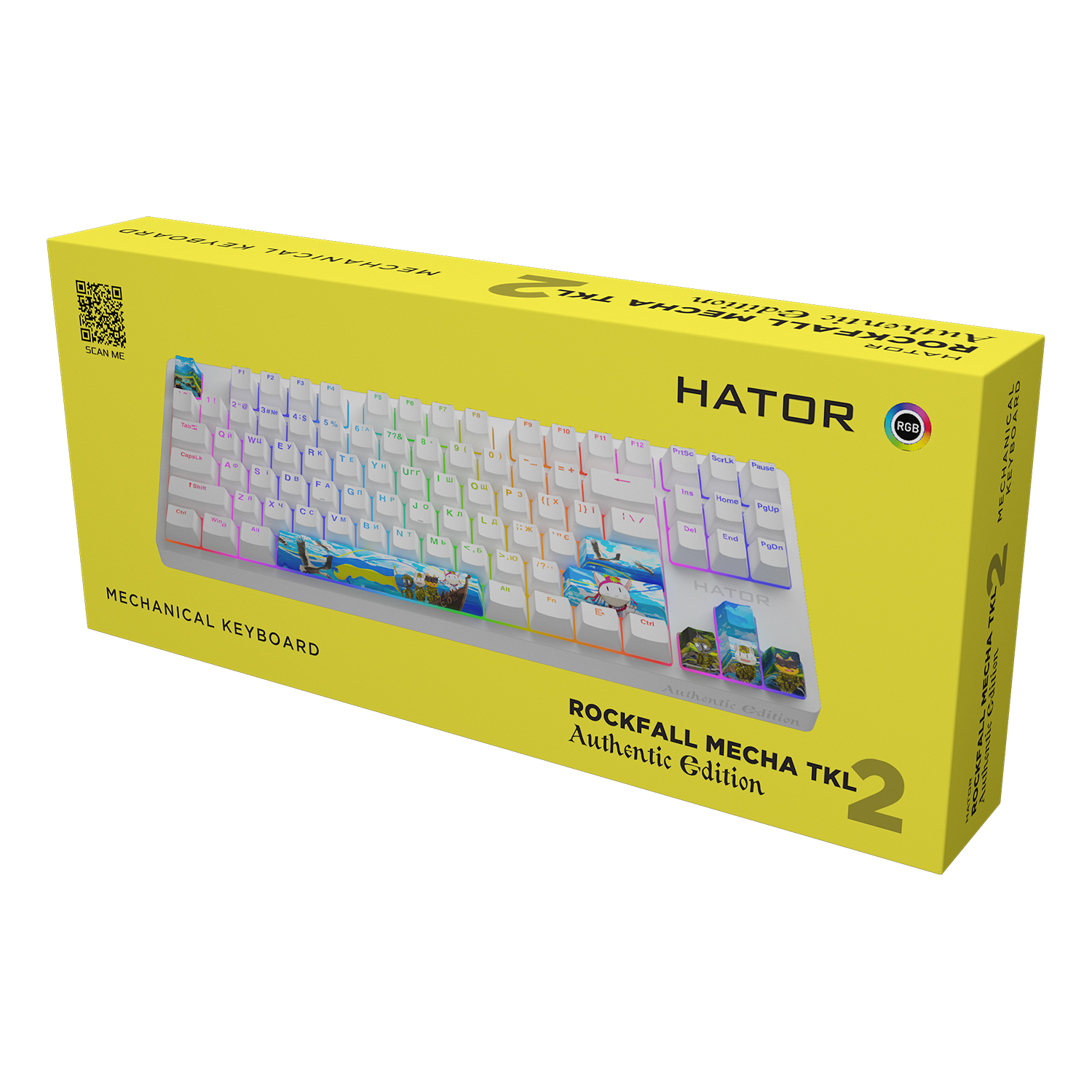 HATOR Rockfall 2 Mecha TKL Authentic Edition Fighting Cats (HTK-532) image 6