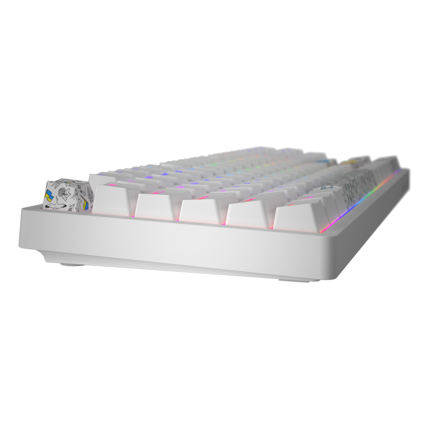 HATOR Rockfall 2 Mecha TKL Authentic Edition White (HTK-531) obrazek 4