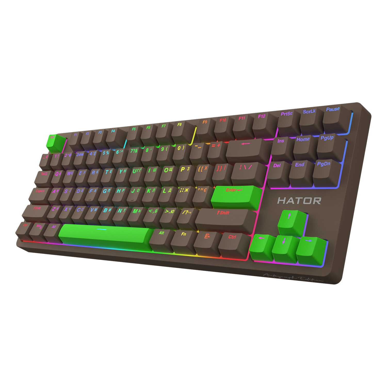 HATOR Rockfall 2 Mecha TKL Autograph Edition Choco (HTK-527) obrazek 2