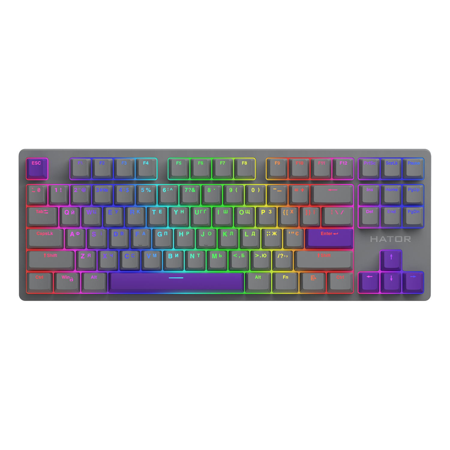 HATOR Rockfall 2 Mecha TKL Autograph Edition Titanium (HTK-526) image 1