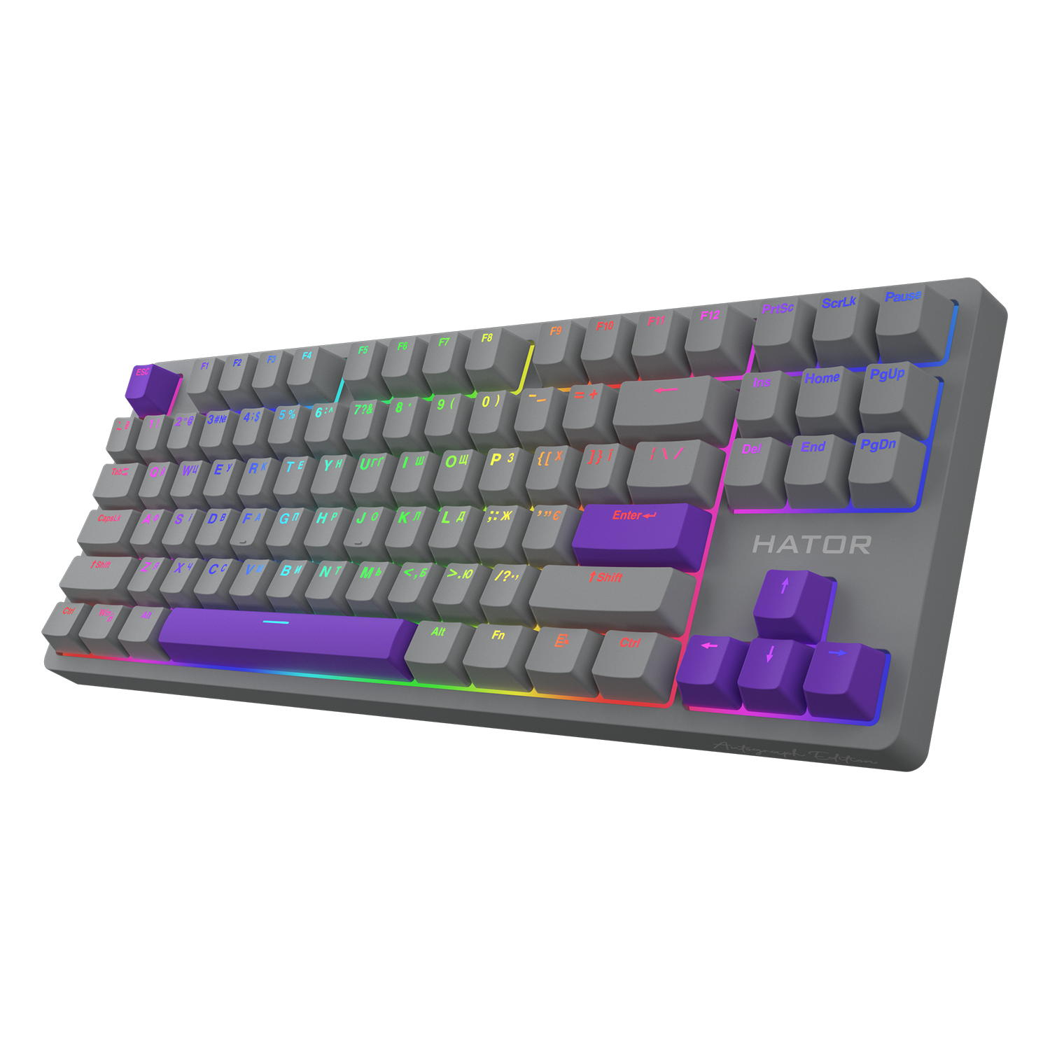 HATOR Rockfall 2 Mecha TKL Autograph Edition Titanium (HTK-526) obrazek 2