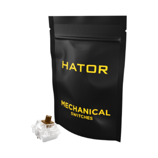 Комплект hotswap перемикачів HATOR Aurum Choco (HTS-186)