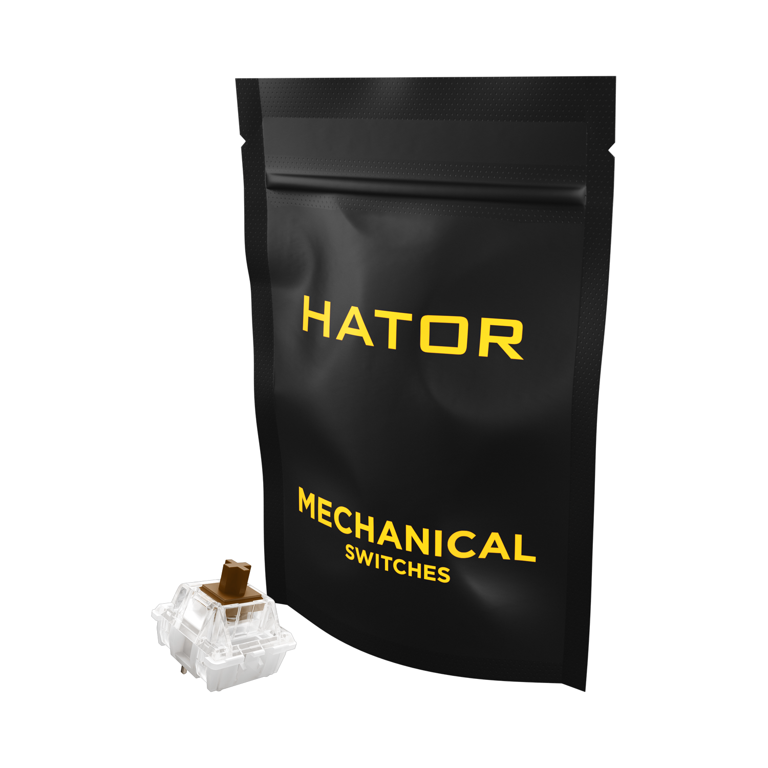 Комплект hotswap перемикачів HATOR Aurum Choco (HTS-186) зображення 1