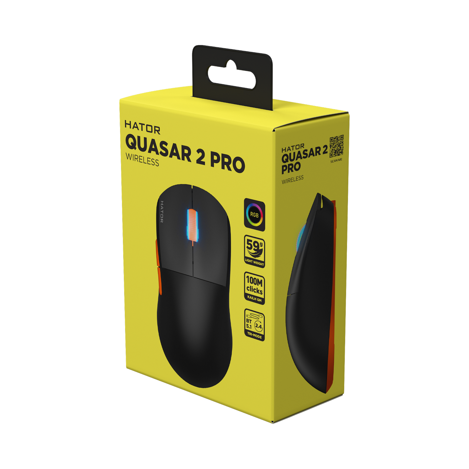 HATOR Quasar 2 PRO wireless Black/Orange (HTM560BO) зображення 5