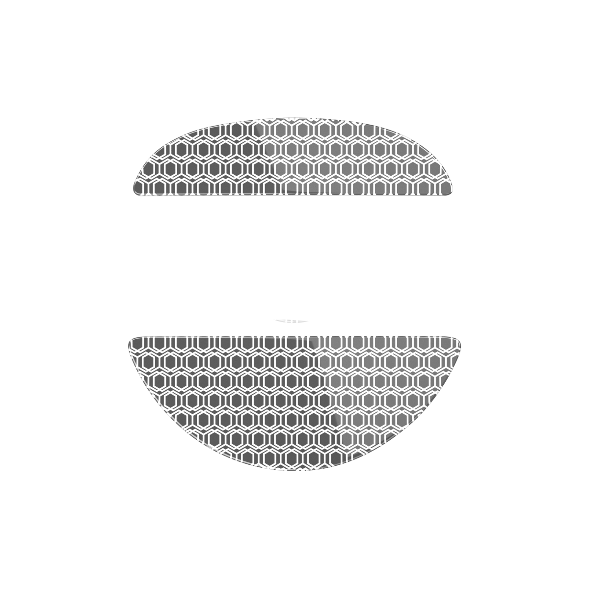 Szklane podkładki do myszy HATOR Quasar 2 (ACC-098) Black/White obrazek 1