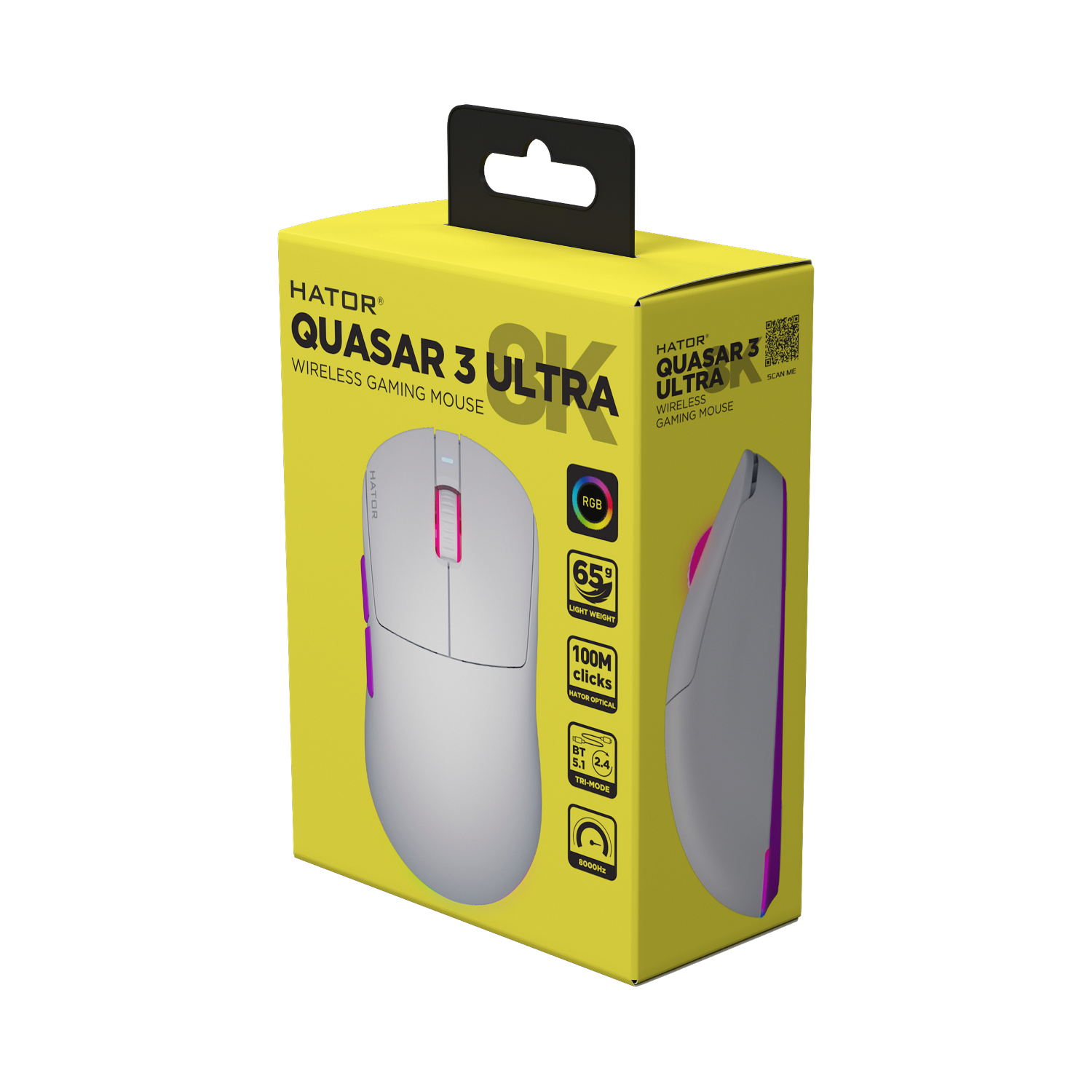 HATOR Quasar 3 Ultra 8K Wireless White (HTM771) image 6