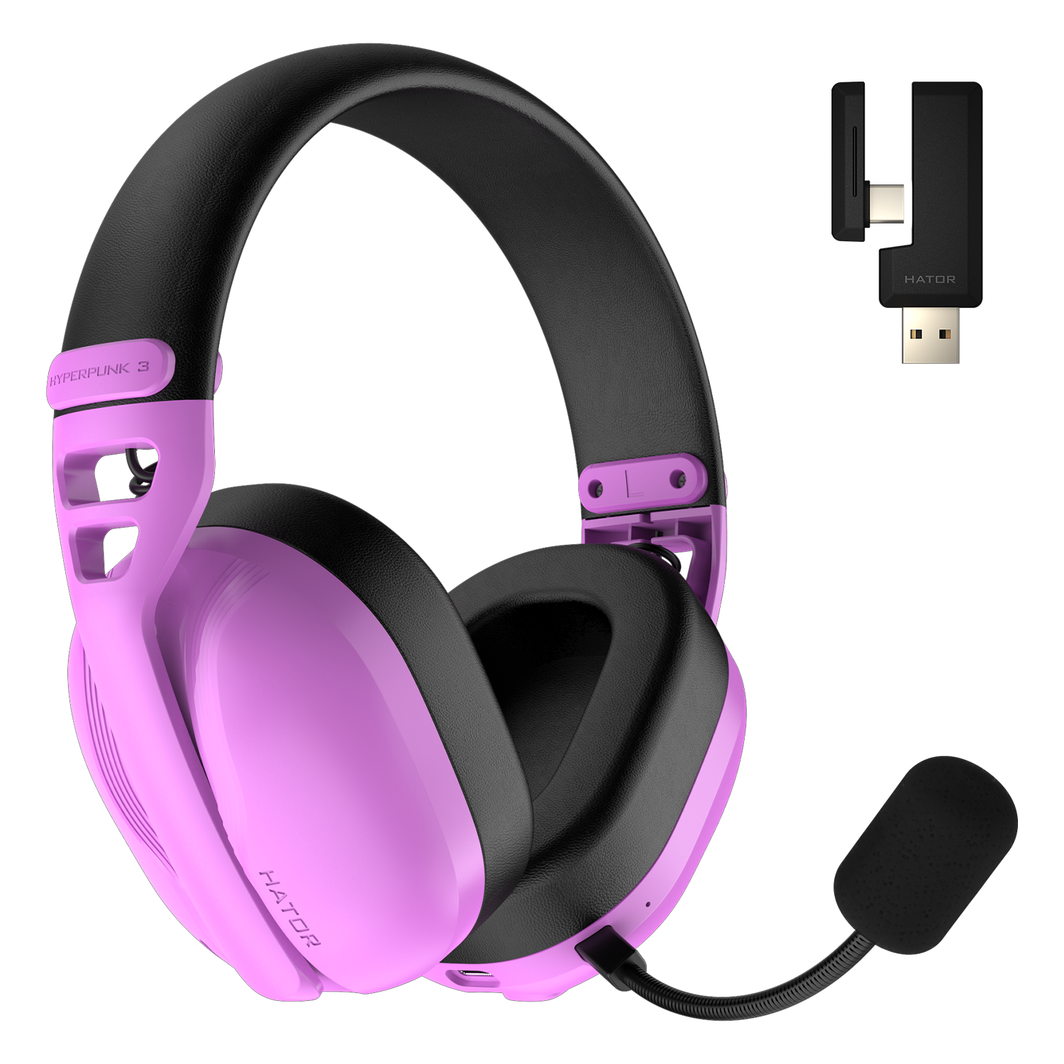 HATOR Hyperpunk 3 Wireless (ESH19) Cyber violet прев'ю зображення 1
