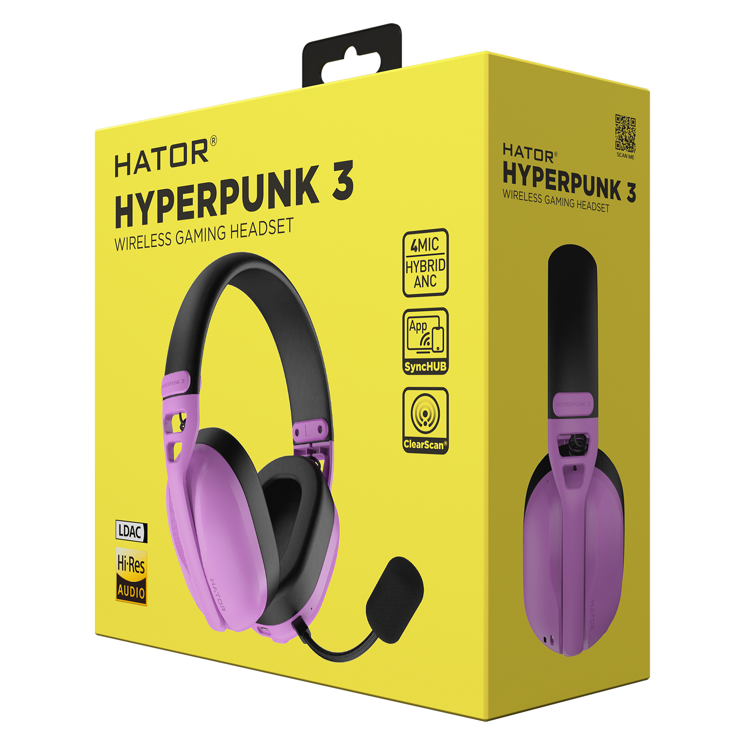 HATOR Hyperpunk 3 Wireless (ESH19) Cyber violet obrazek 6