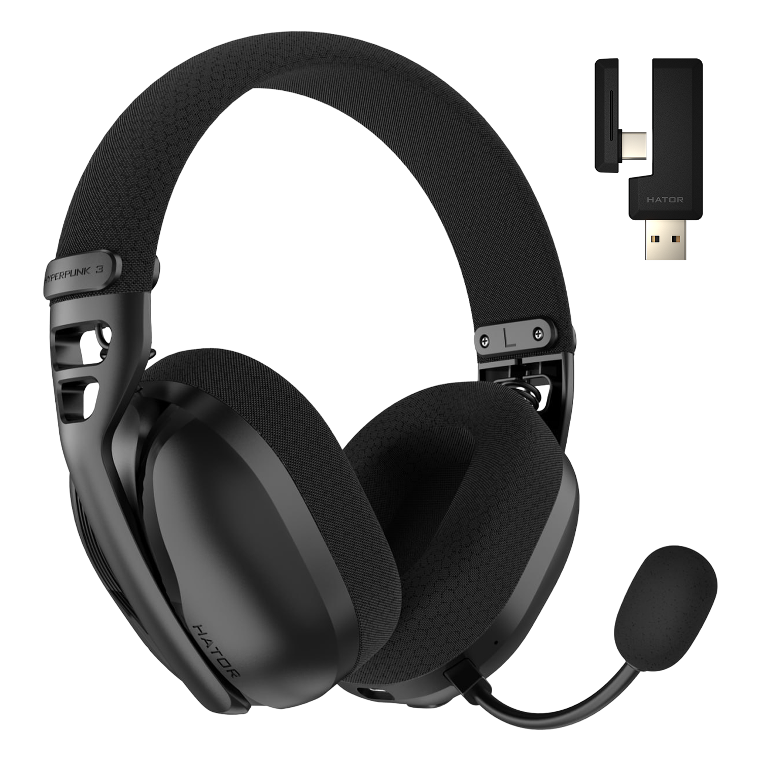 HATOR Hyperpunk 3X Wireless (ESH14) Black прев'ю зображення 1
