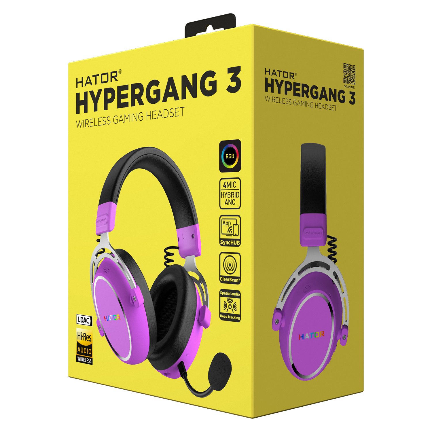 HATOR Hypergang 3 Wireless (ESH52) Cyber violet image 6