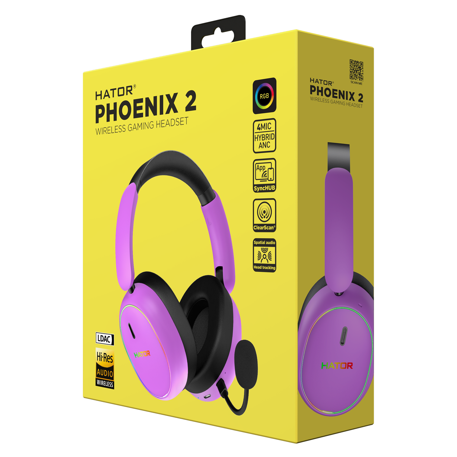 HATOR Phoenix 2 Wireless (ESH42) Cyber violet image 6