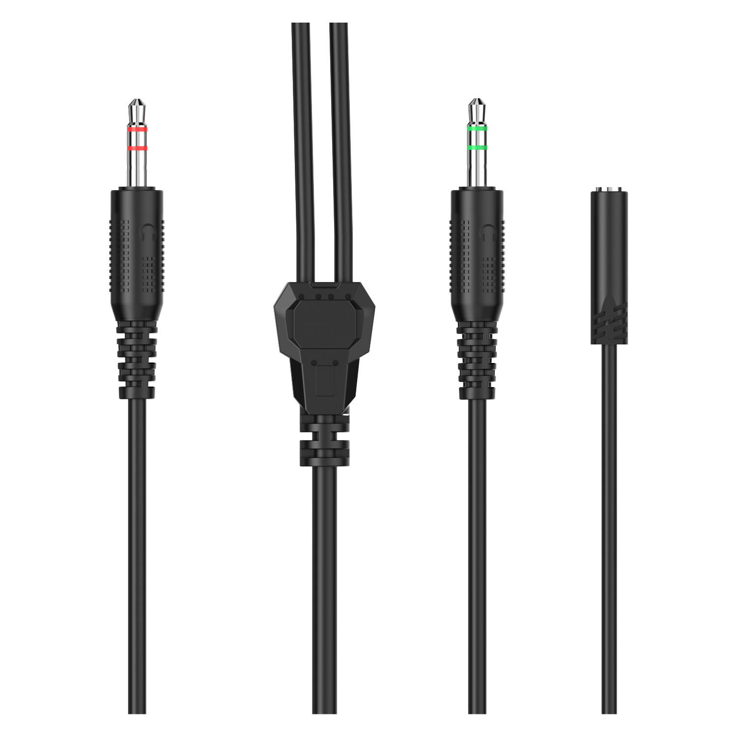Universal-Verlängerungskabel für PC 1m 3,5 – 2×3,5mm (ACC412) bild 1
